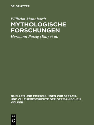 cover image of Mythologische Forschungen